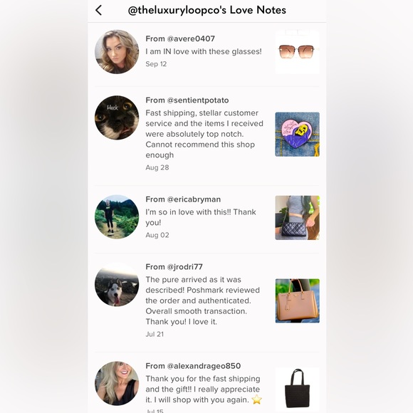 💞 Love Notes and reviews 💞 - Picture 10 of 13